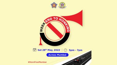 Mumbai Traffic Police to Conduct #NoHonkDrive on May 28